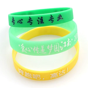 China supplier cheap custom fabric soccer silicone wristband