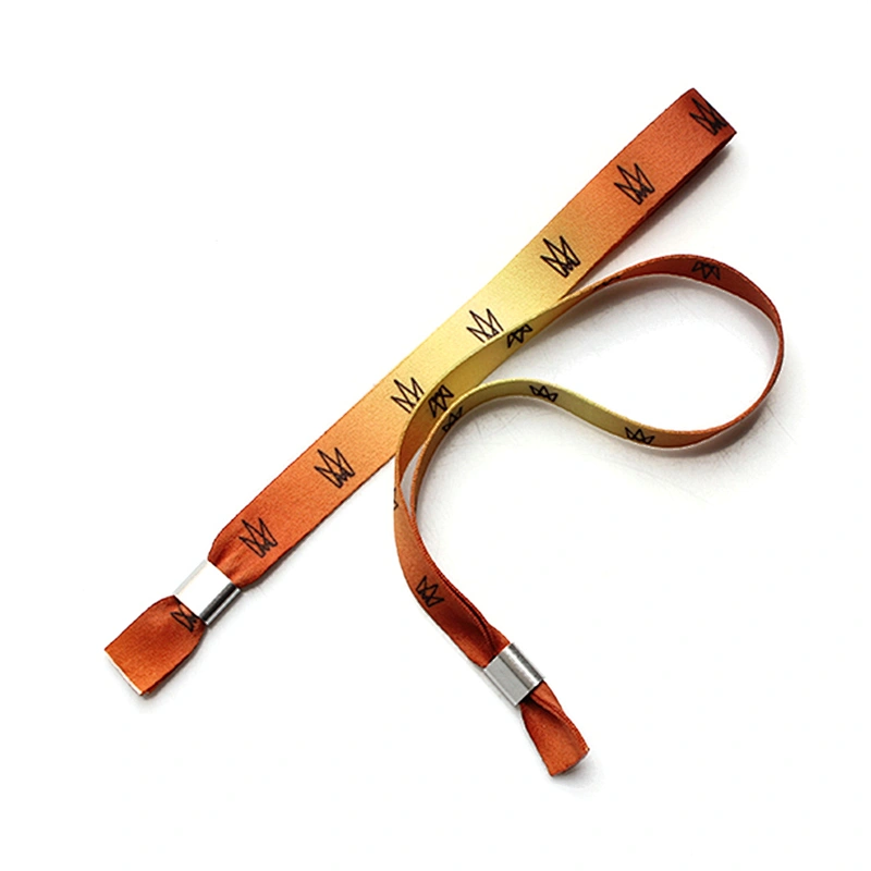 Promotional hot sale sublimation polyester wristbands as giveaway gift items