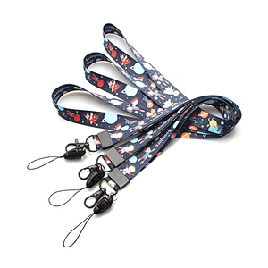 Cheap wholesale custom logo sublimation printed polyester lanyard