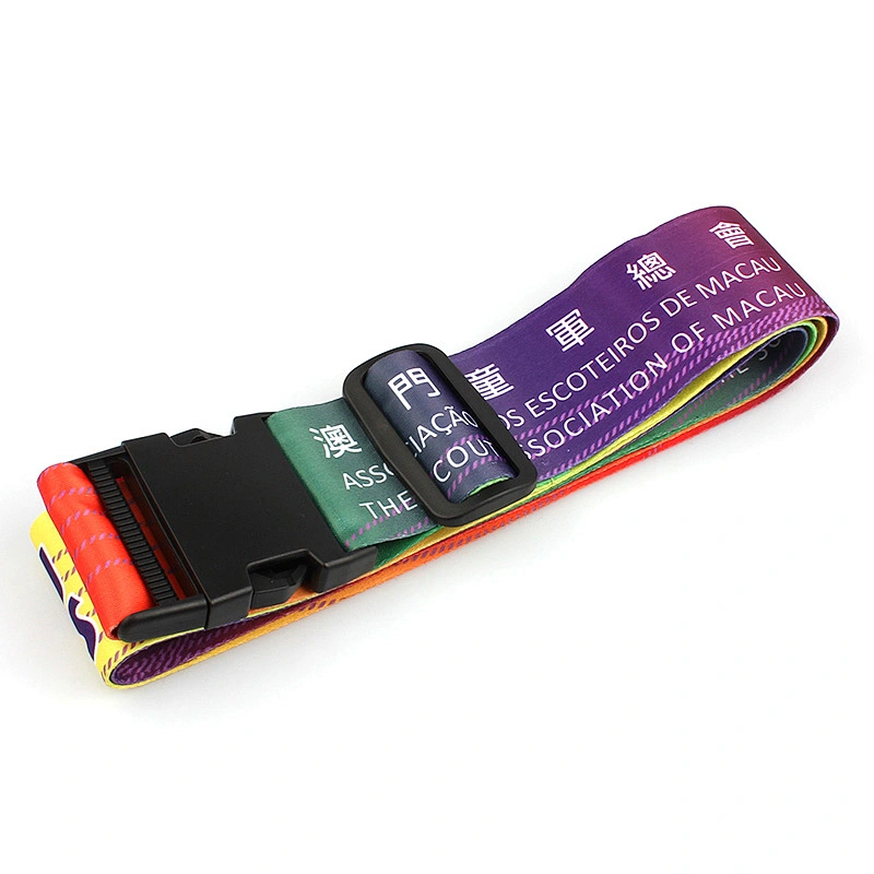 Custom colorful luggage belt suitcase strap