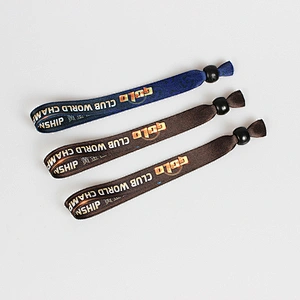 Promotion fabric sublimation security custom wristbands