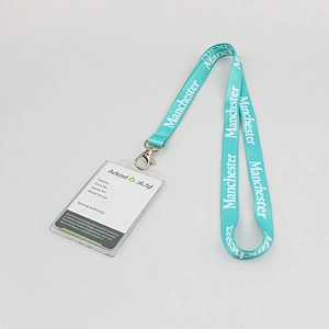 Heat transfer printing polyester eco-friendly lanyard with hook