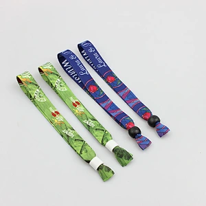 High quality customized design secure plastic lock printing wristband