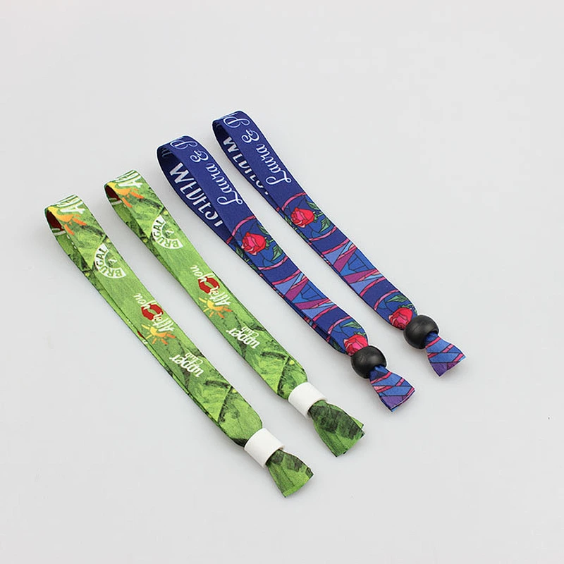 High quality customized design secure plastic lock printing wristband