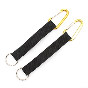 Custom logo karabiner climbing hook carabiner key lanyards