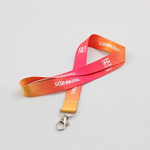 Cheap custom design your own polyester dye sublimation lanyards with accessories