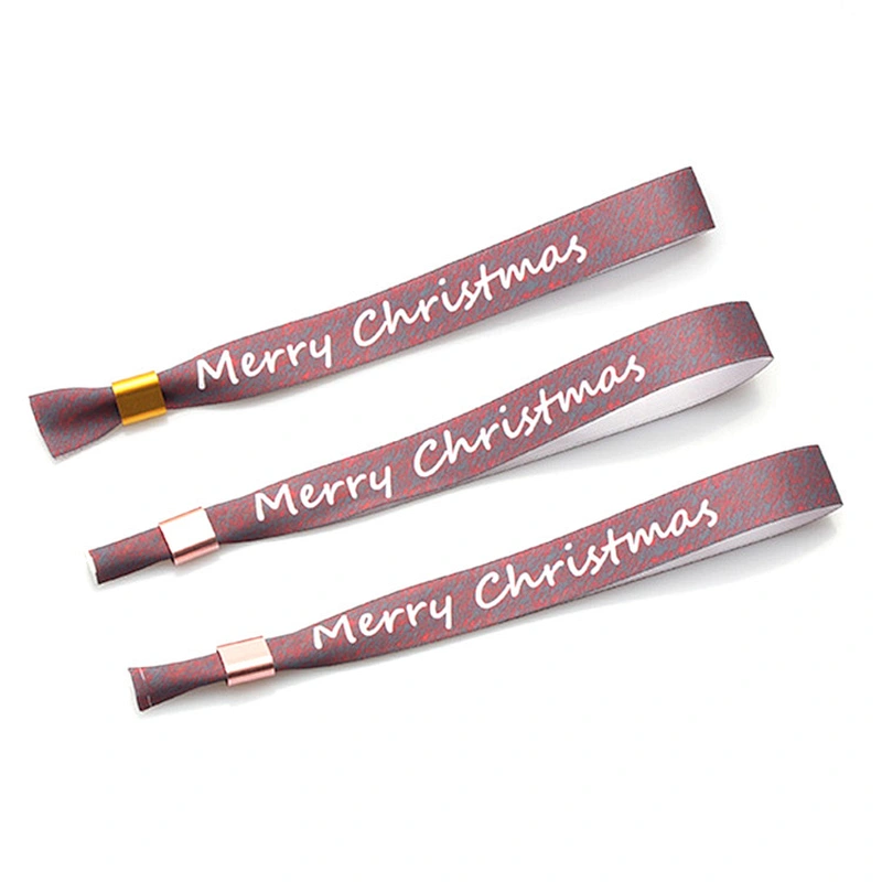Premium cheap ribbon bracelet/ribbon wristbands for school kids