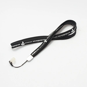 Factory OEM various silk screen printing custom ego cig lanyard for sale