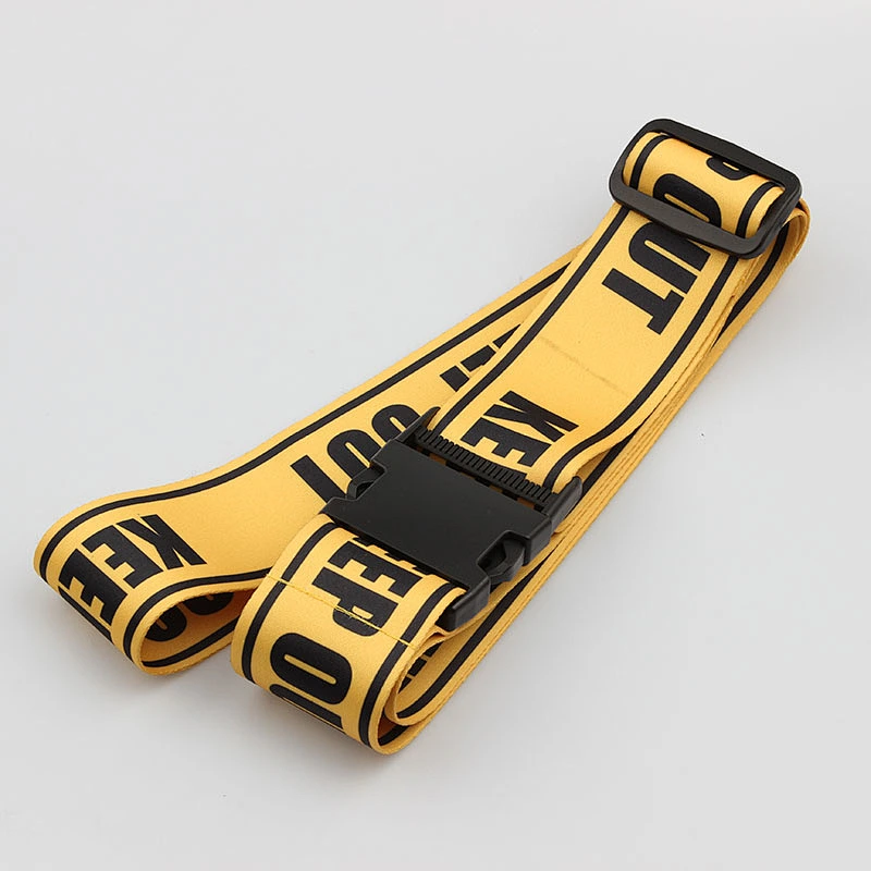 Wholesale custom sublimation printing cross monogrammed luggage straps for travel