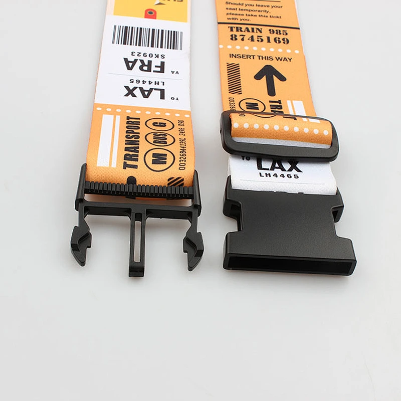 Promotion fabric strap custom logo luggage scale belts