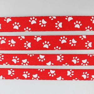 Custom heat transfer logo sublimation dog leash