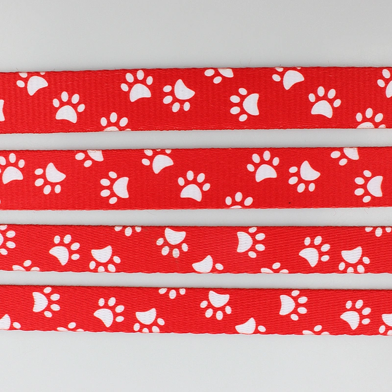 Custom heat transfer logo sublimation dog leash