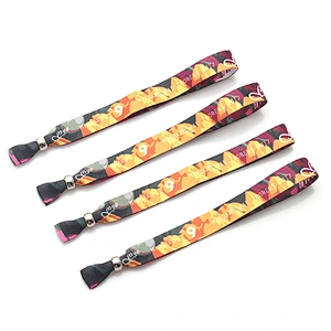 Customized logo printed wristband wrist wear on hand