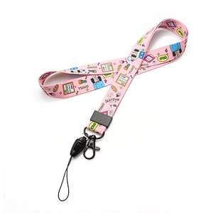 Fashion custom mobile phone short strap for promotional gift