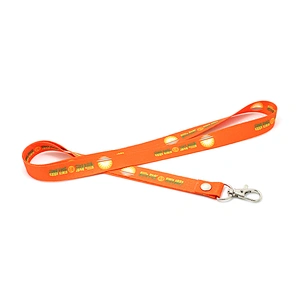 Heat transfer printing polyester custom logo key holder lanyard