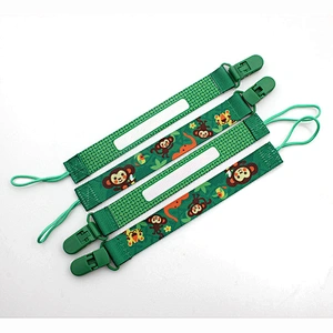 Wholesale 10 styles eco-friendly baby pacifier clip