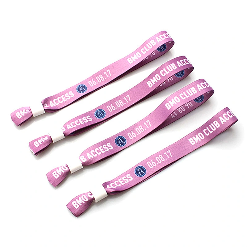 Music Party Ribbon Stain Bracelet with Cool Logo Promo Product Made in China