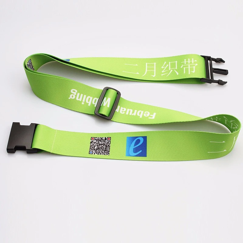 Travelling polyester retractable luggage belt with custom logo