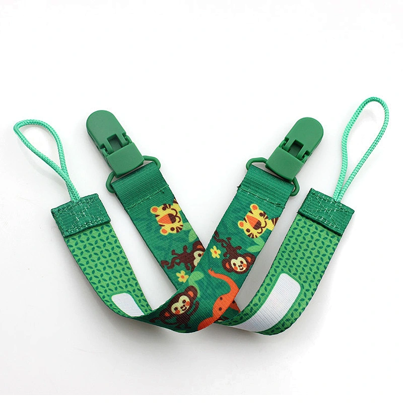 Wholesale 10 styles eco-friendly baby pacifier clip