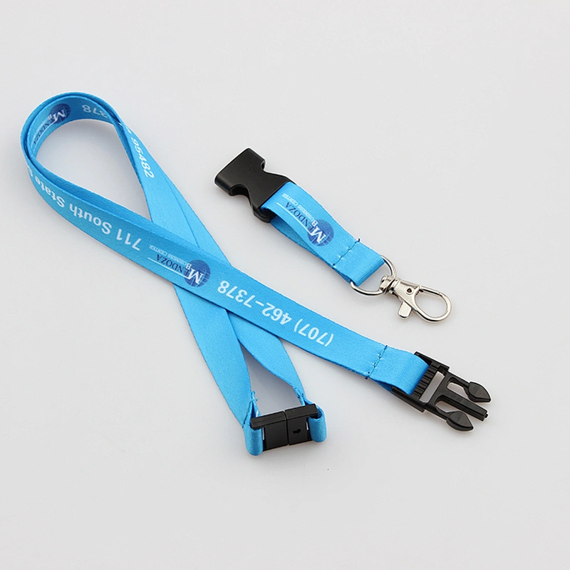 Company usage dye sublimation printing custom lanyards