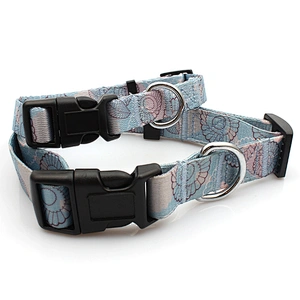 Wholesale Sublimation Customized Logo Printed Dog Collars