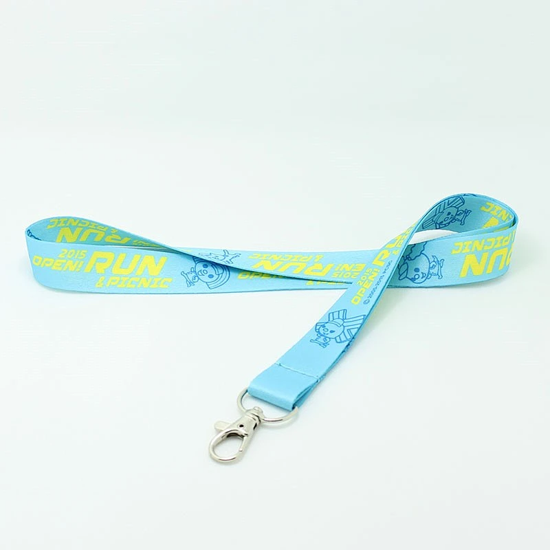 Hot sales heated transfer polyester customized logo printing cool Lanyards for car keys