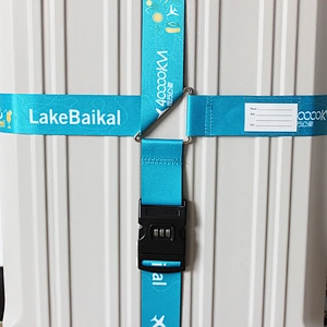 Safety excellent quality luggage strap with password combination lock