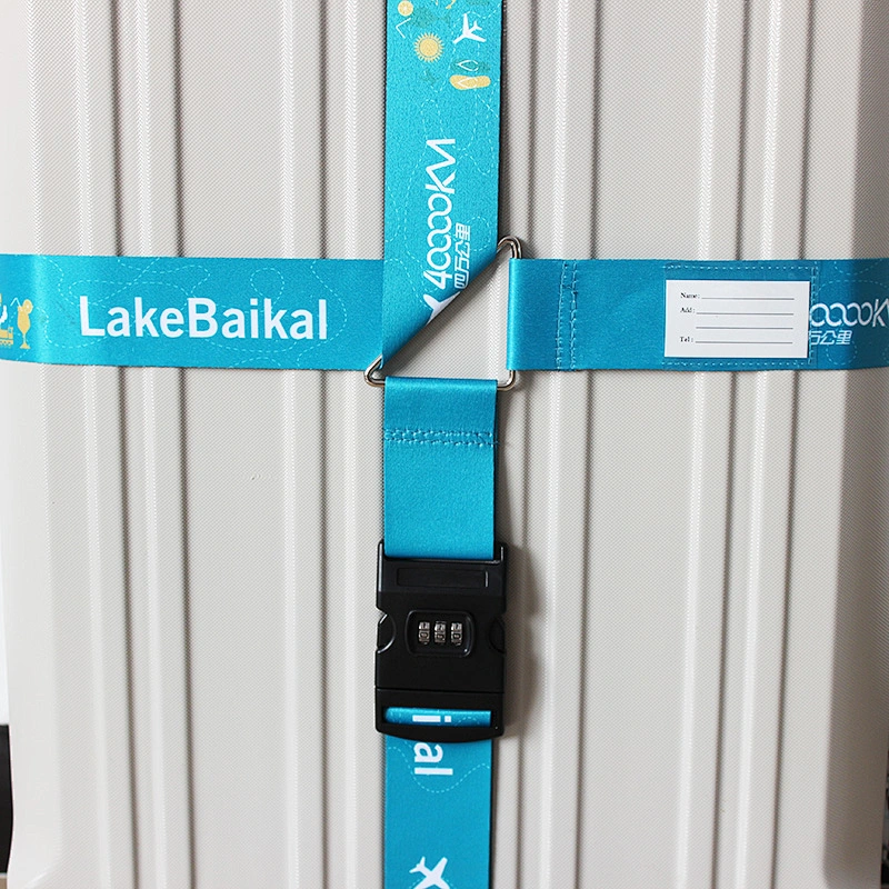 Safety excellent quality luggage strap with password combination lock