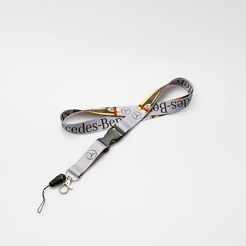 Metal hook nylon disconnected neck lanyard snap buckle for business