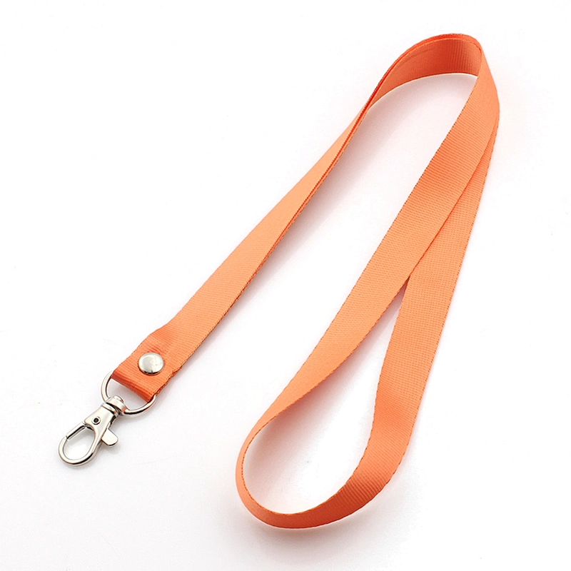Wholesale 20 mm colorful plain blank lanyard for key holder