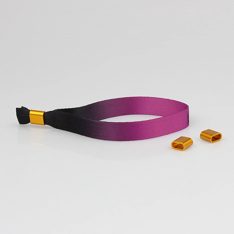 Festival Event Custom Fabric Sublimation Printed Wrist Band Polyester Cloth Bracelet