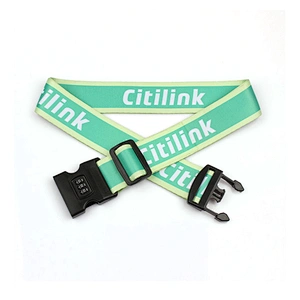 Wholesale High Quality Custom Polyester Adjustable Luggage Belt with Logo Printing