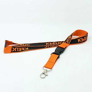 High quality neck custom polyester woven lanyards