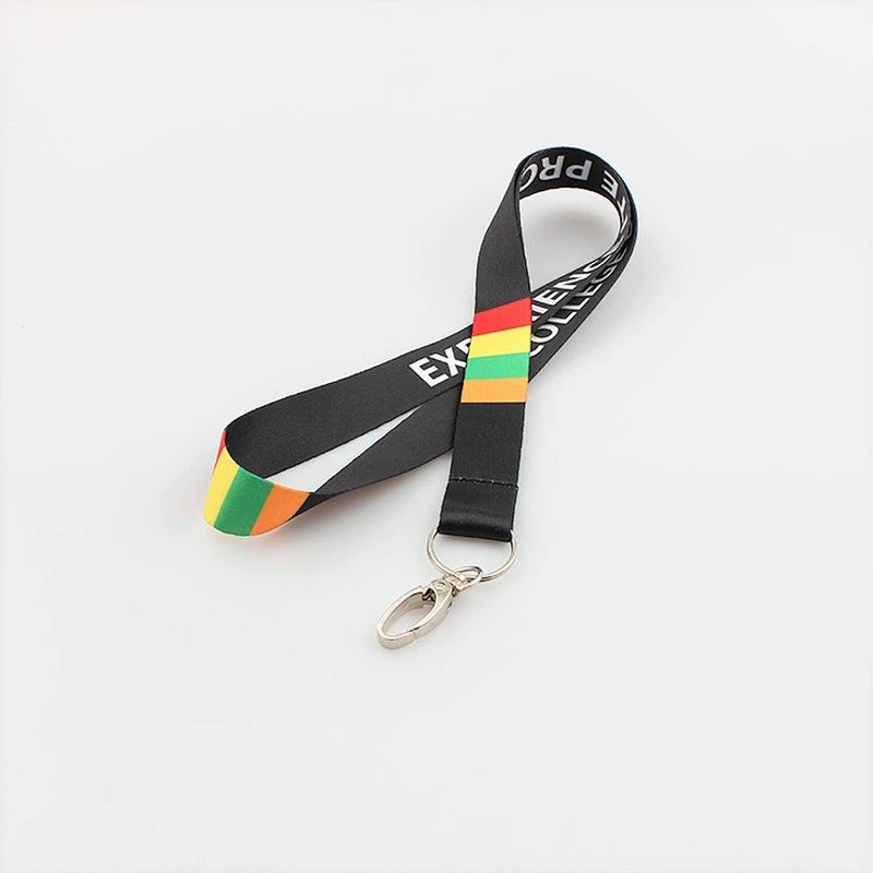 Customized High Quality Printing Custom Logo Polyester Christmas Lanyard