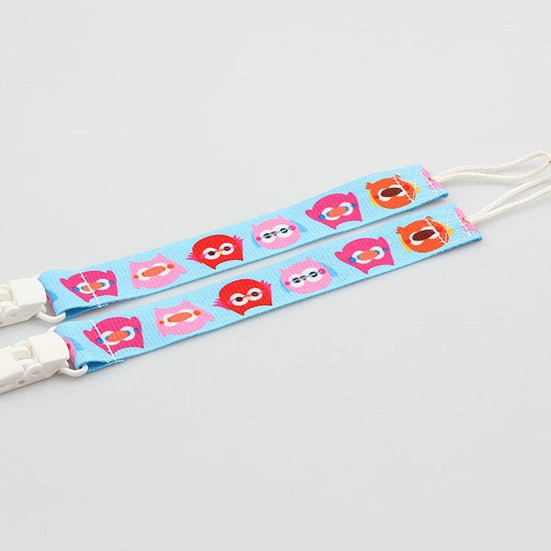 Soother Dummy Customized Pattern Print Newborn Baby Pacifier Clip