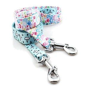 Wholesale sublimation polyester custom dog leash