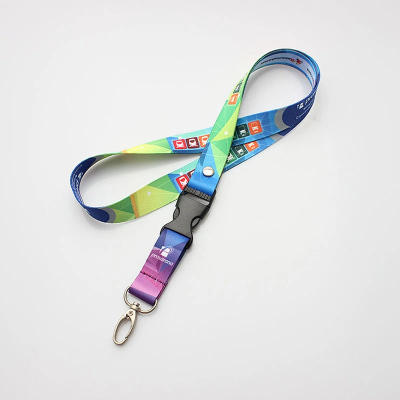Custom cheap polyester free sample lanyard without printing