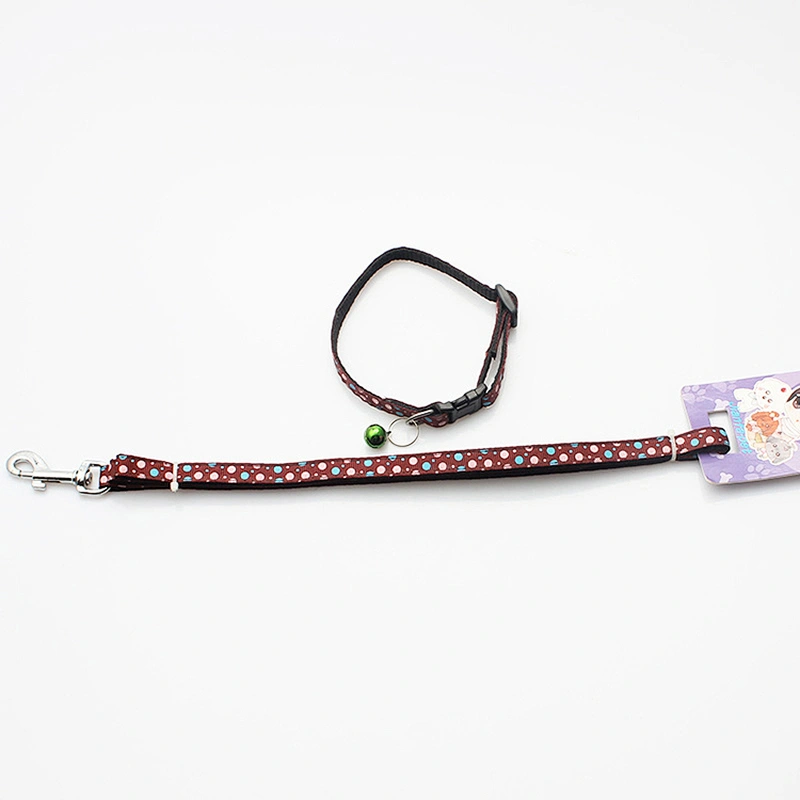 High quality durable custom printed blue dog collar and leash