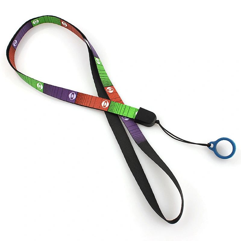 High quality personalized printing pen holder lanyard vape with rubber ring