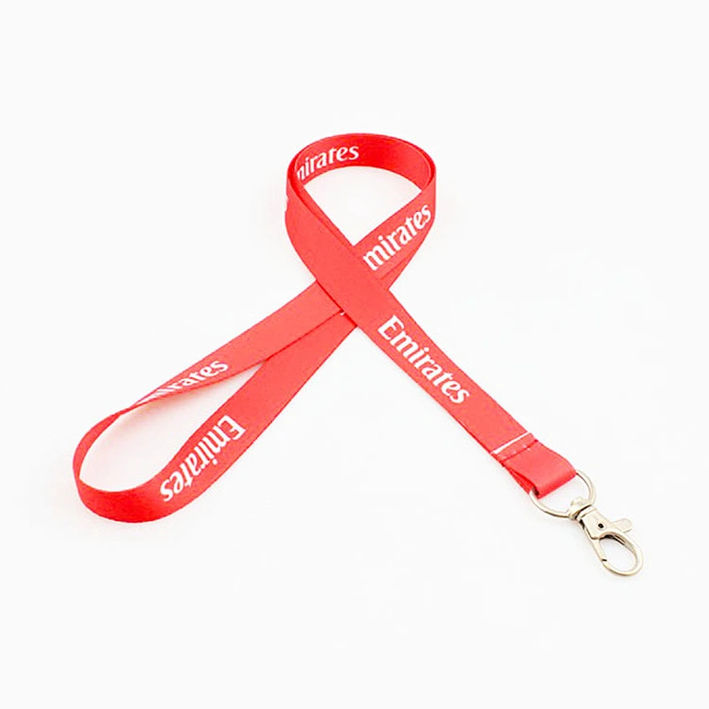 Custom logo polyester neck string for activity