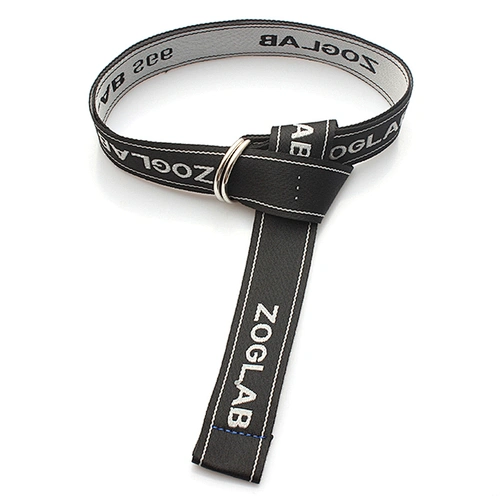 High quality custom print logo fabric belts for men with your logo