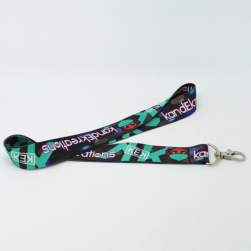 Wholesale custom logo printed food grade coffee thick lanyards for keys