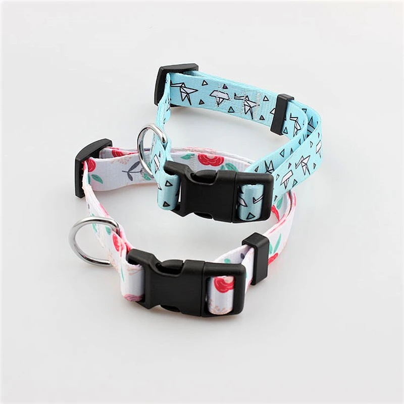 Stylish Polyester Dog Collar with Sublimation Printing