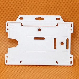 Factory newest promotional colour badge ID card holder with custom logo