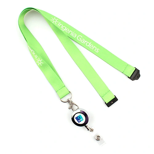 Promotional Custom Fashion Fabric Customized Lanyard Badge Holder