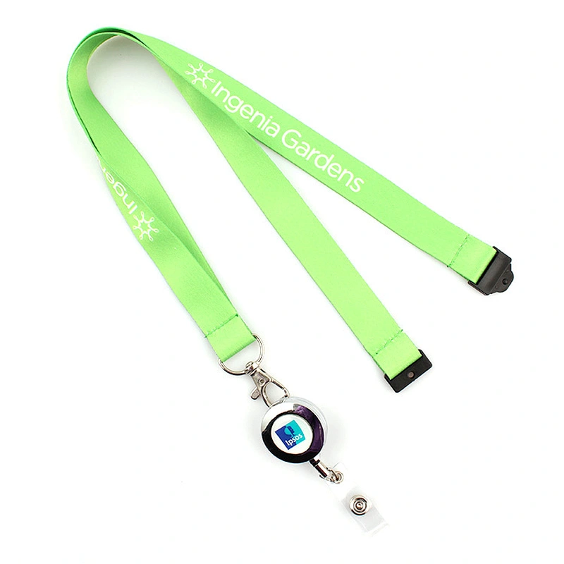 Promotional Custom Fashion Fabric Customized Lanyard Badge Holder