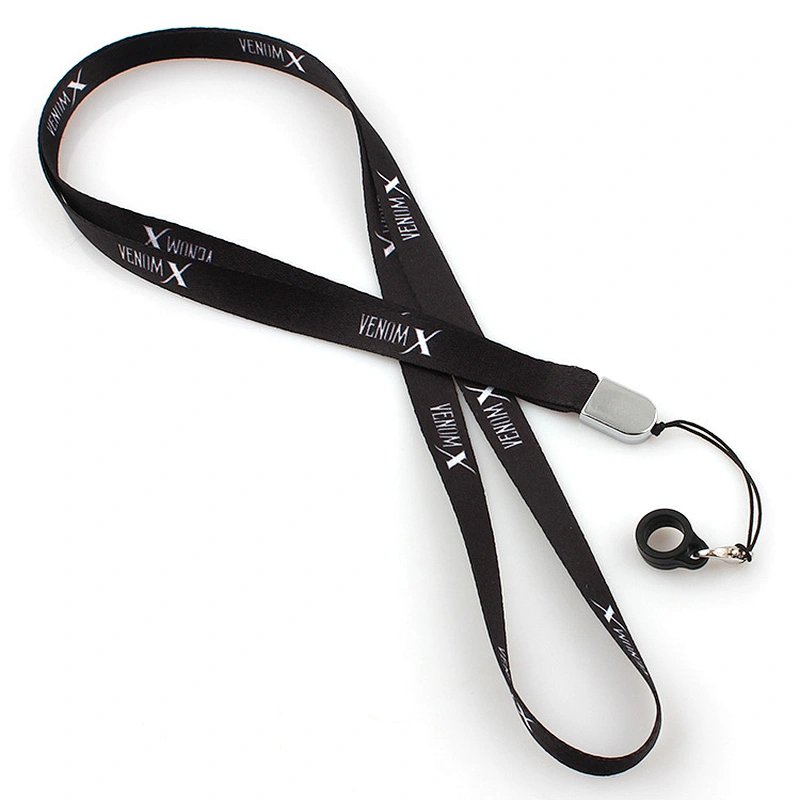 High quality personalized printing pen holder lanyard vape with rubber ring