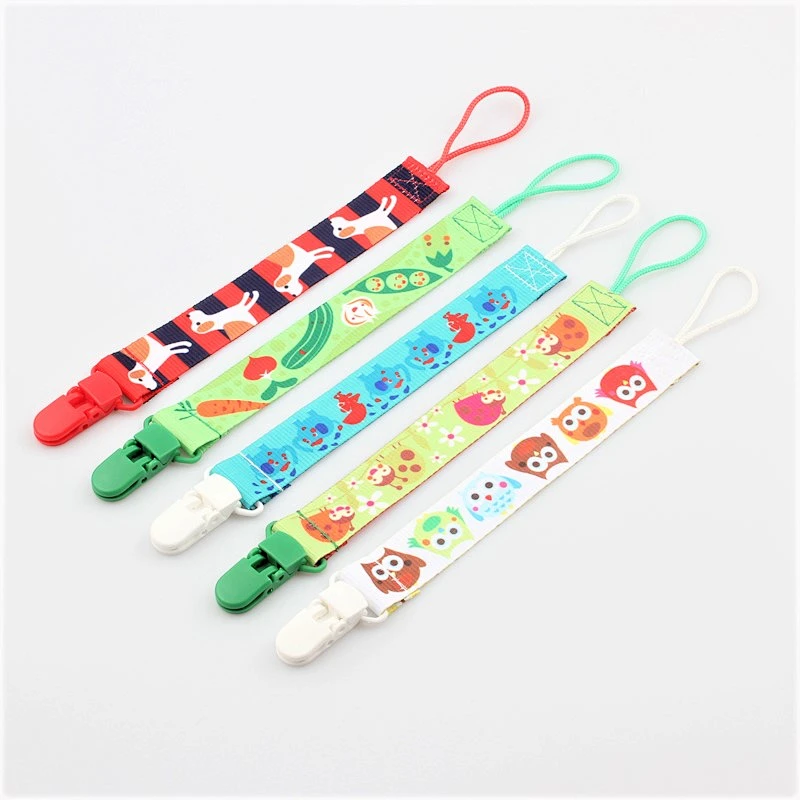 Cute design chain holder dummy baby pacifier clip