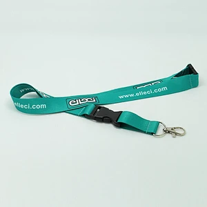 Hot sale high quality custom logo polyester full color printing thin lanyards