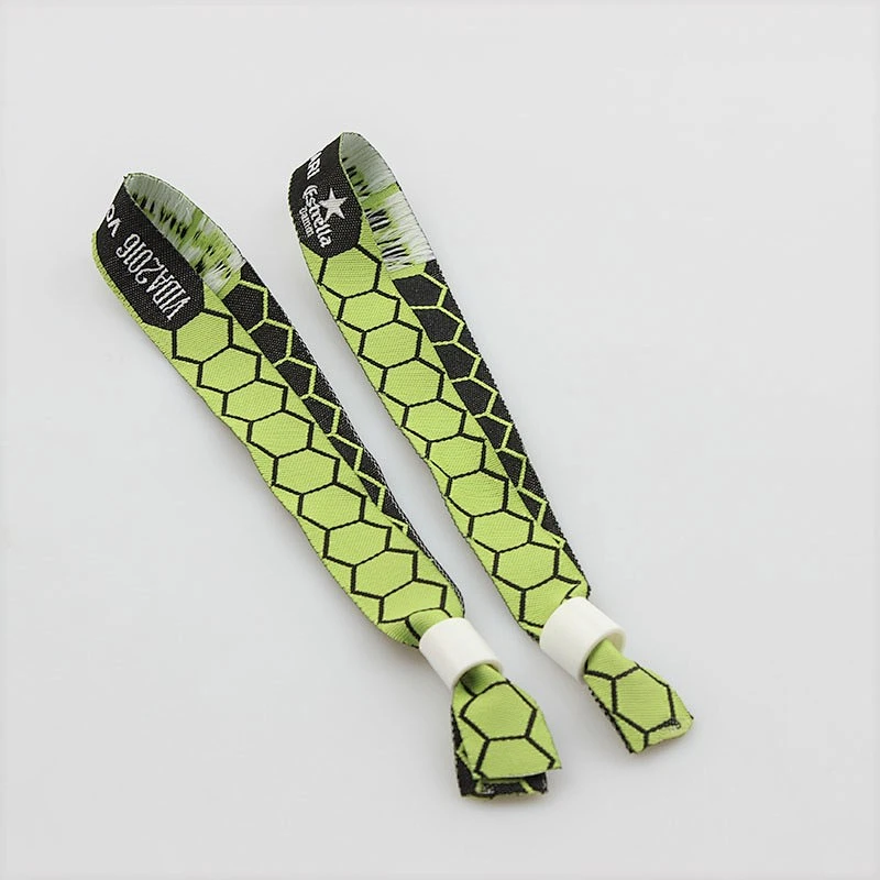New design woven RFID elastic wristbands for events